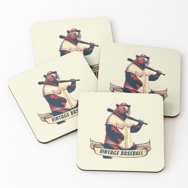 Artikelvorschau, Vintage Baseball Grizzlybär entworfen und verkauft von TrueArtsStore.