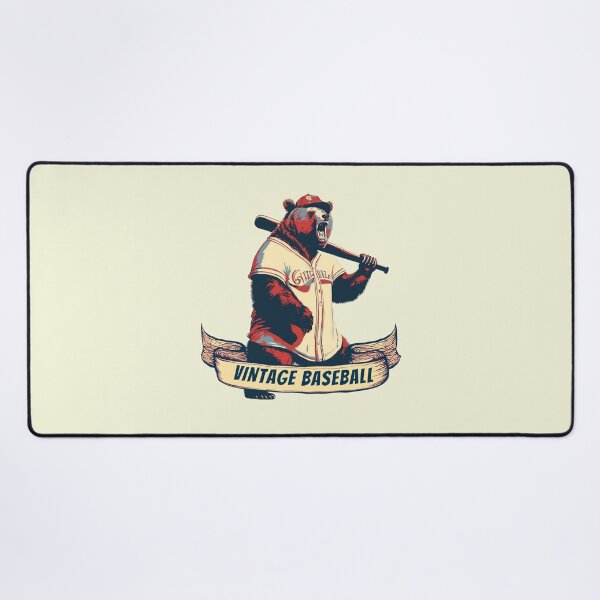 Item preview, Vintage Baseball Grizzly Bear designed and sold by TrueArtsStore.
