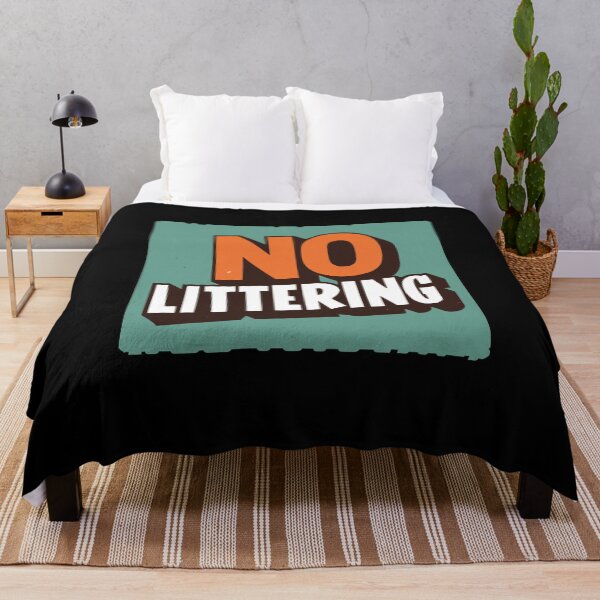 Item preview, Stop Littering No Littering Protection designed and sold by Adam Brooq.