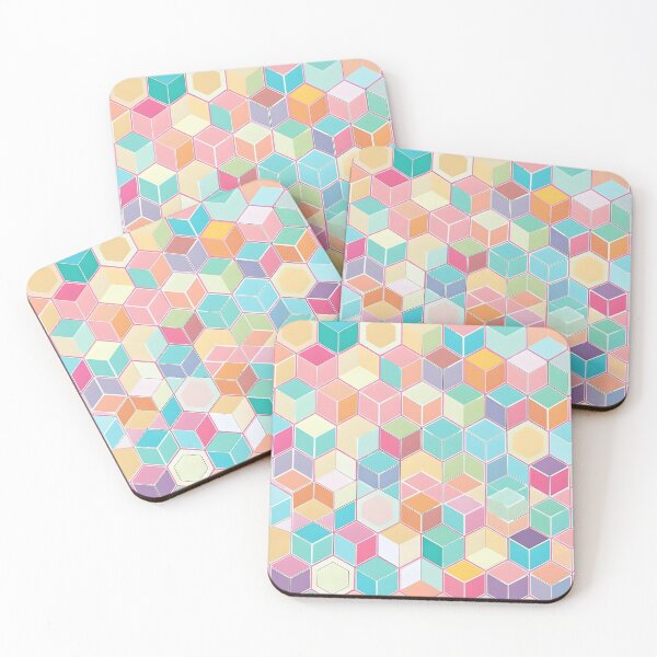 Item preview, Colorful Geometric Honeycomb Pattern designed and sold by Rostislav Bouda.