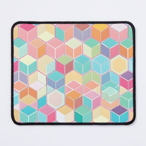 Item preview, Colorful Geometric Honeycomb Pattern designed and sold by Rostislav Bouda.
