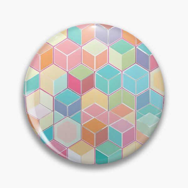 Item preview, Colorful Geometric Honeycomb Pattern designed and sold by Rostislav Bouda.