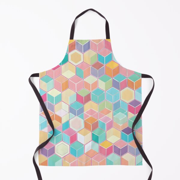 Item preview, Colorful Geometric Honeycomb Pattern designed and sold by Rostislav Bouda.