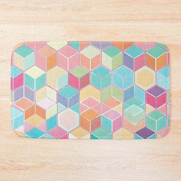 Item preview, Colorful Geometric Honeycomb Pattern designed and sold by Rostislav Bouda.