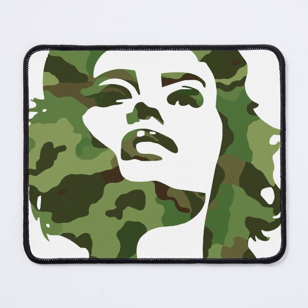 Item preview, camouflage green woman face star che revolution designed and sold by originalstar.