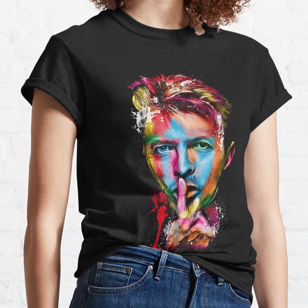 David Bowie Women s T Shirts Tops for Sale Redbubble