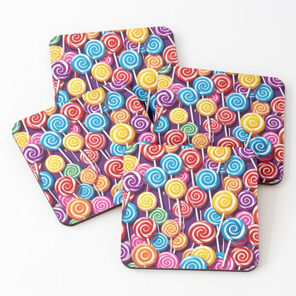 Item preview, Colorful lollipops pattern designed and sold by perlphoto.