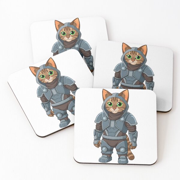 Item preview, mechanical cat warrior designed and sold by elglotonmusical.