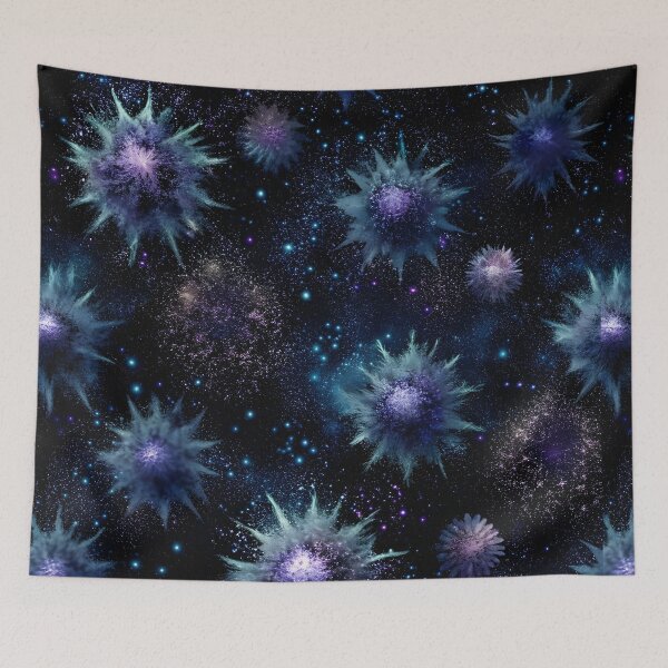 Item preview, Abstract Cosmic Dust and Star Clusters Illustration designed and sold by Rostislav Bouda.