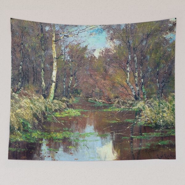 Item preview, Eicken Autumn Landscape designed and sold by tomorrowsart.