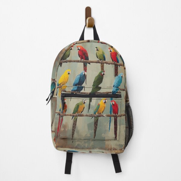 Item preview, Everybirdy Parrots Pattern 2024 designed and sold by GrinGalore.