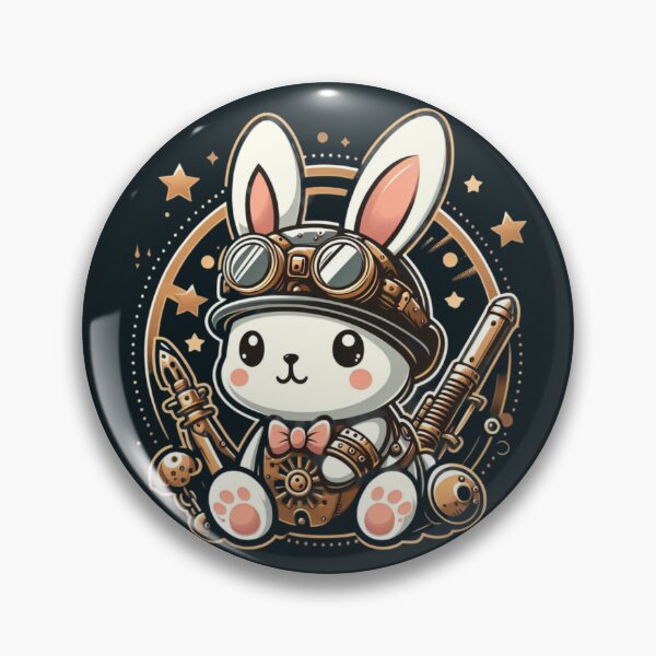Item preview, Steampunk Cute Bunny designed and sold by MusesWhispers.