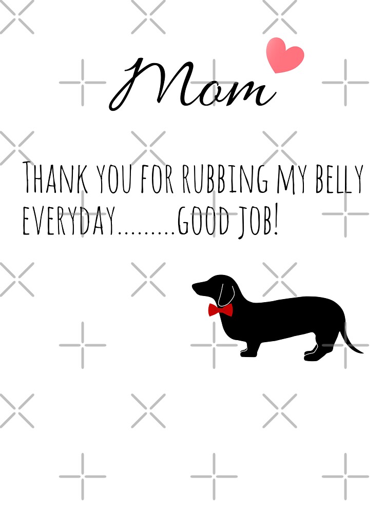 happy mothers day dachshund