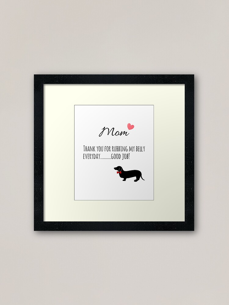 happy mothers day dachshund