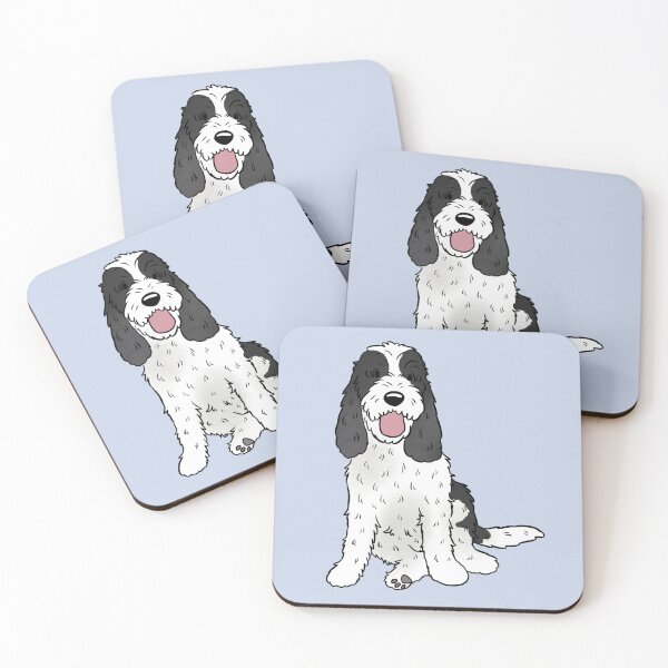 Item preview, Cute Petit basset griffon vendéen dog designed and sold by Yaragold.