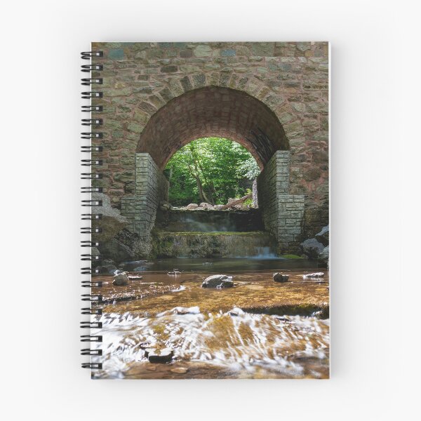 Item preview, Small Waterfall Under a Stone Bridge designed and sold by jrtwynam.