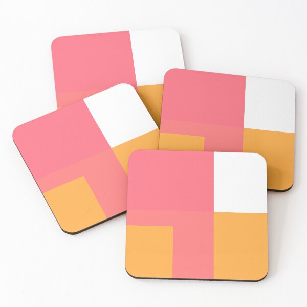 Item preview, Pink, Yellow And White Geometric Color Block designed and sold by patternsbyposh.