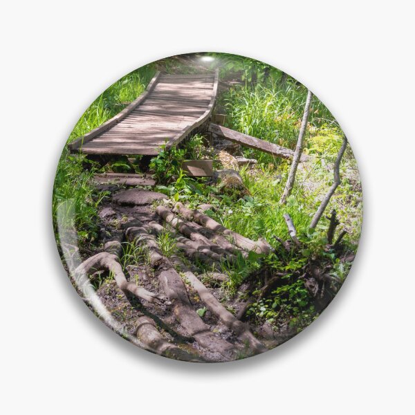 Item preview, Wooden Footbridge through a Forest designed and sold by jrtwynam.