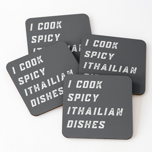 Item preview, I Cook Spicy Ithailian Dishes, I love amazing spicyfood, ThaiFood+ItalianFood designed and sold by uriwe.