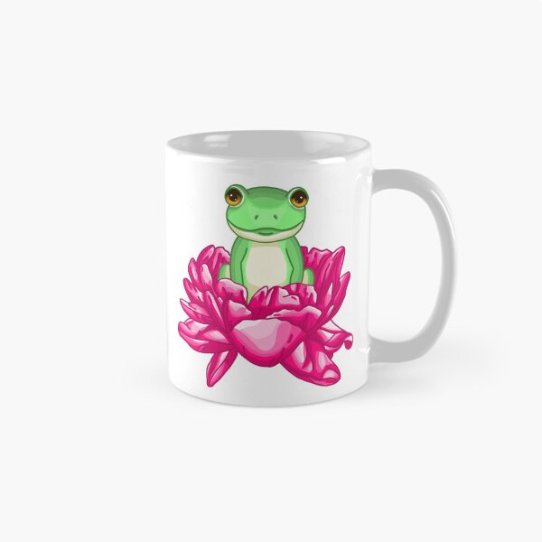 Item preview, A little cute frog in a flower designed and sold by MaanArtCorner.