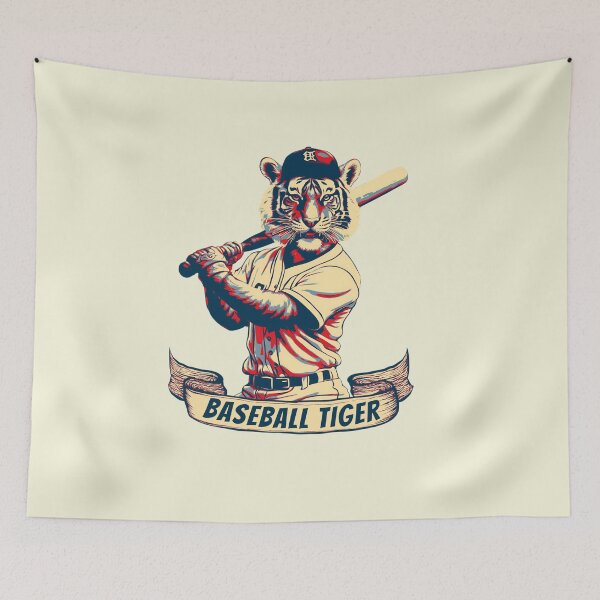 Item preview, Baseball Tiger Vintage designed and sold by TrueArtsStore.