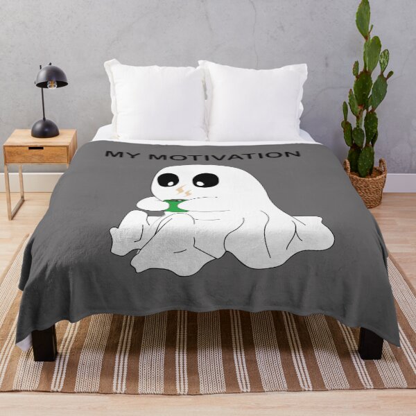 Item preview, Ghost with hot chocolate (my motivation) designed and sold by Basniowa.