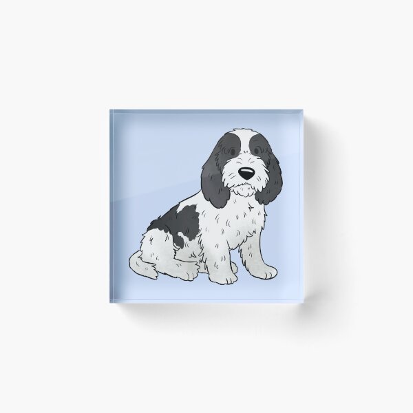 Item preview, Cute Petit basset griffon vendéen dog designed and sold by Yaragold.