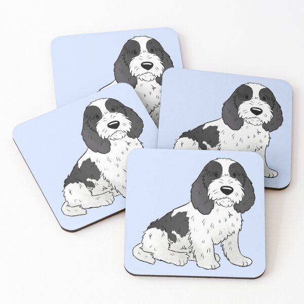 Item preview, Cute Petit basset griffon vendéen dog designed and sold by Yaragold.