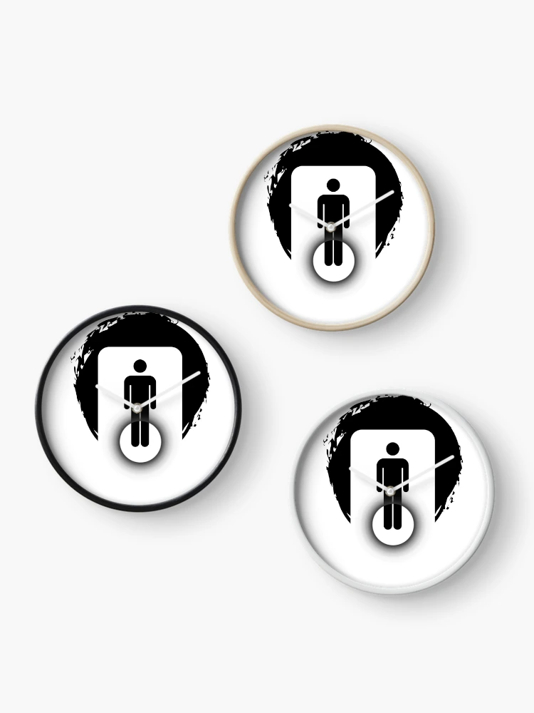 Thumbnail 3 of 4, Clock, Abstract Human Iconography designed and sold by TriForceDesign.