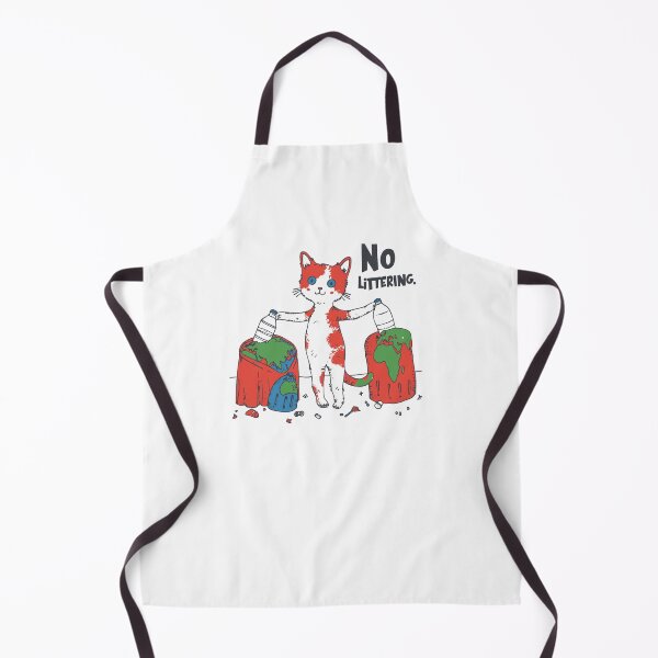 Item preview, Stop Littering Cat Environment Protection Recycle designed and sold by Adam Brooq.