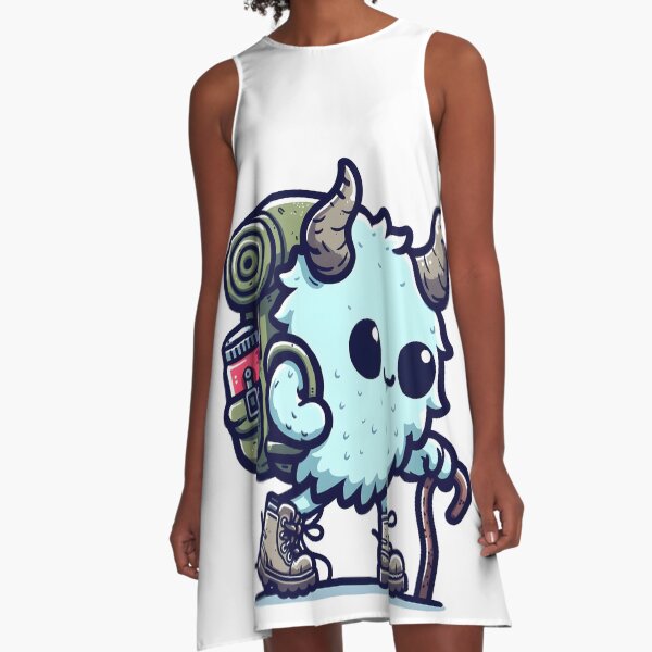 Item preview, Kawaii Quirky Lich With Hiking Boots designed and sold by CanvasCutie.