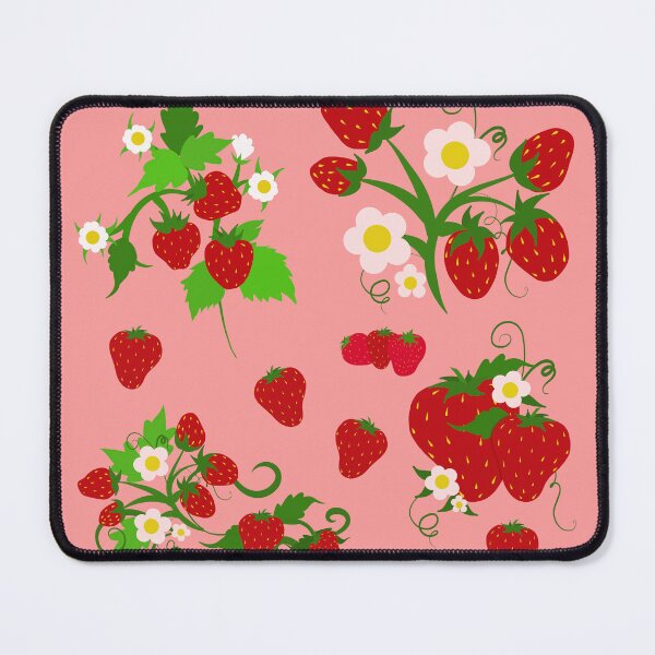 Item preview, Strawberries and Blossoms On The Vine designed and sold by CheriesArt.