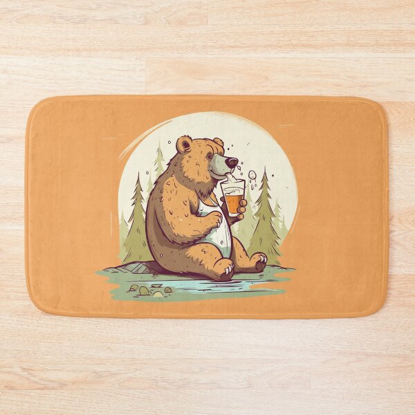 Item preview, Bear drinking Beer  designed and sold by Amir Faysal.