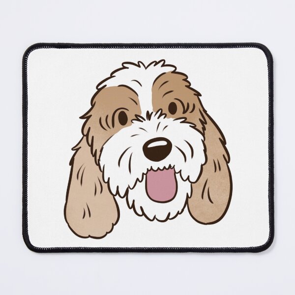 Item preview, Cute Petit basset griffon vendéen dog face  designed and sold by Yaragold.