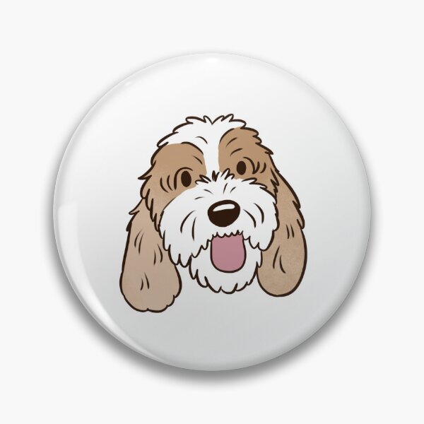 Aperçu de l'œuvre Joli visage de chien Petit basset griffon vendéen créée et vendue par Yaragold.