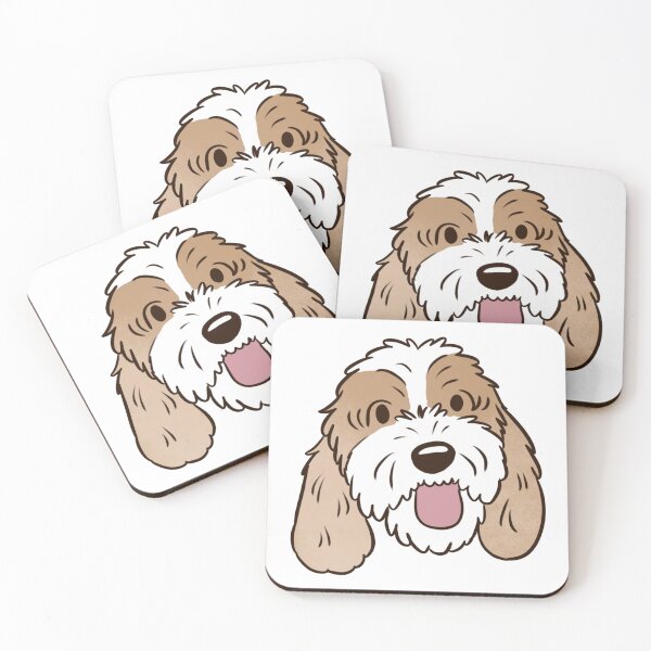 Item preview, Cute Petit basset griffon vendéen dog face  designed and sold by Yaragold.