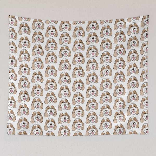 Item preview, Cute Petit basset griffon vendéen dog face  designed and sold by Yaragold.