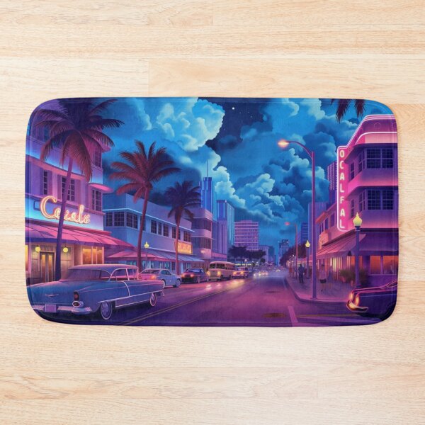 Item preview, OCEAN DRIVE - MIAMI 2 AT NIGHT designed and sold by justyna-s28.