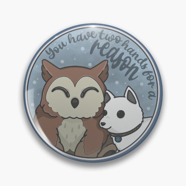 Item preview, ‘You Have Two Hands for a Reason’ Owlbear & Scratch Baldur’s Gate 3 designed and sold by HelplessKupo.