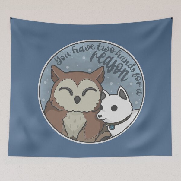 Item preview, ‘You Have Two Hands for a Reason’ Owlbear & Scratch Baldur’s Gate 3 designed and sold by HelplessKupo.