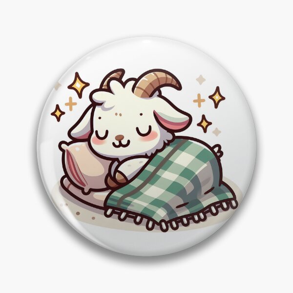Item preview, Kawaii Goat: A Cozy Blanket designed and sold by CanvasCutie.