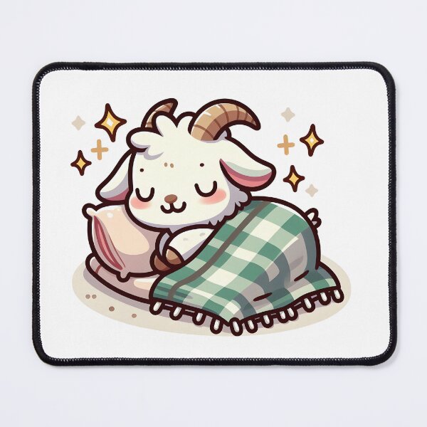Item preview, Kawaii Goat: A Cozy Blanket designed and sold by CanvasCutie.