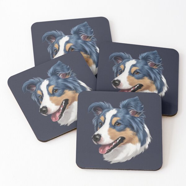 Item preview, Blue Merle Border Collie designed and sold by SztuKarola.