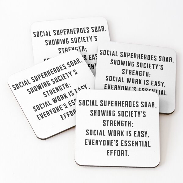 Item preview, Social Work Is easy, everyone essential effort designed and sold by Taans-Creation.