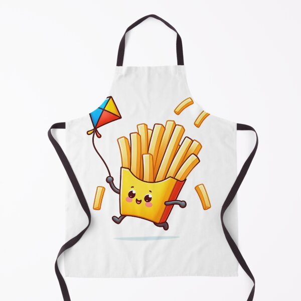 Item preview, Kawaii French Fries With Kite designed and sold by CanvasCutie.