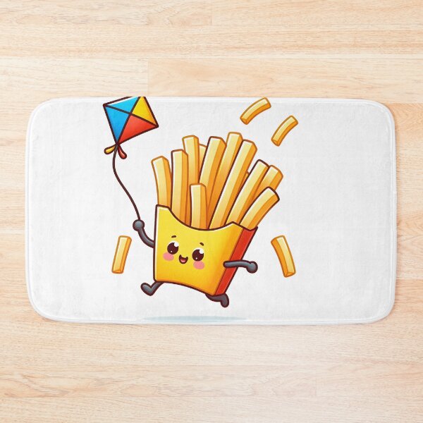 Item preview, Kawaii French Fries With Kite designed and sold by CanvasCutie.