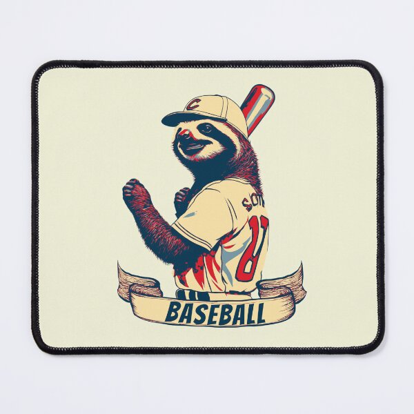 Item preview, Sloth Baseball Player Vintage designed and sold by TrueArtsStore.