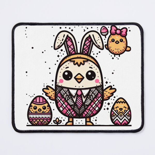 Item preview, Kawaii Easter Bunny designed and sold by Tw1nsAIArt.