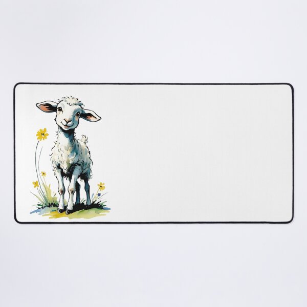 Item preview, Cute little lamb on an Easter walk. designed and sold by SaraSumi.