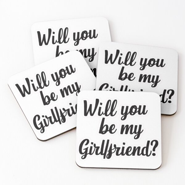 Item preview, will you be my girlfriend sticker funny love  designed and sold by HelloWoord.